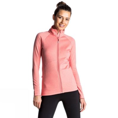 Fleece Roxy Dailyrun Mujer - Rosas - Chile LCF195732